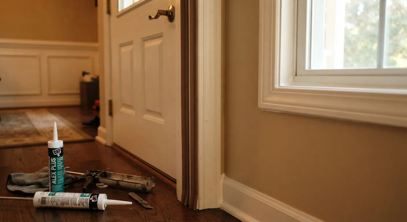 Caulk vs. Weatherstripping: Sealing Drafts the Right Way