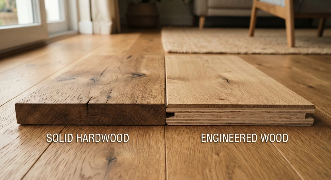 Hardwood vs. Engineered Wood Flooring: Understanding the Trade-Offs
