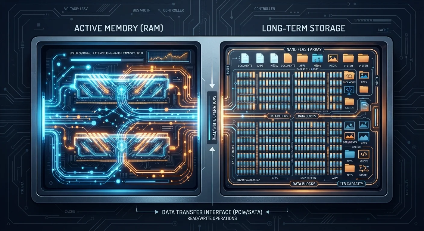 RAM vs. Storage: Two Numbers People Constantly Mix Up
