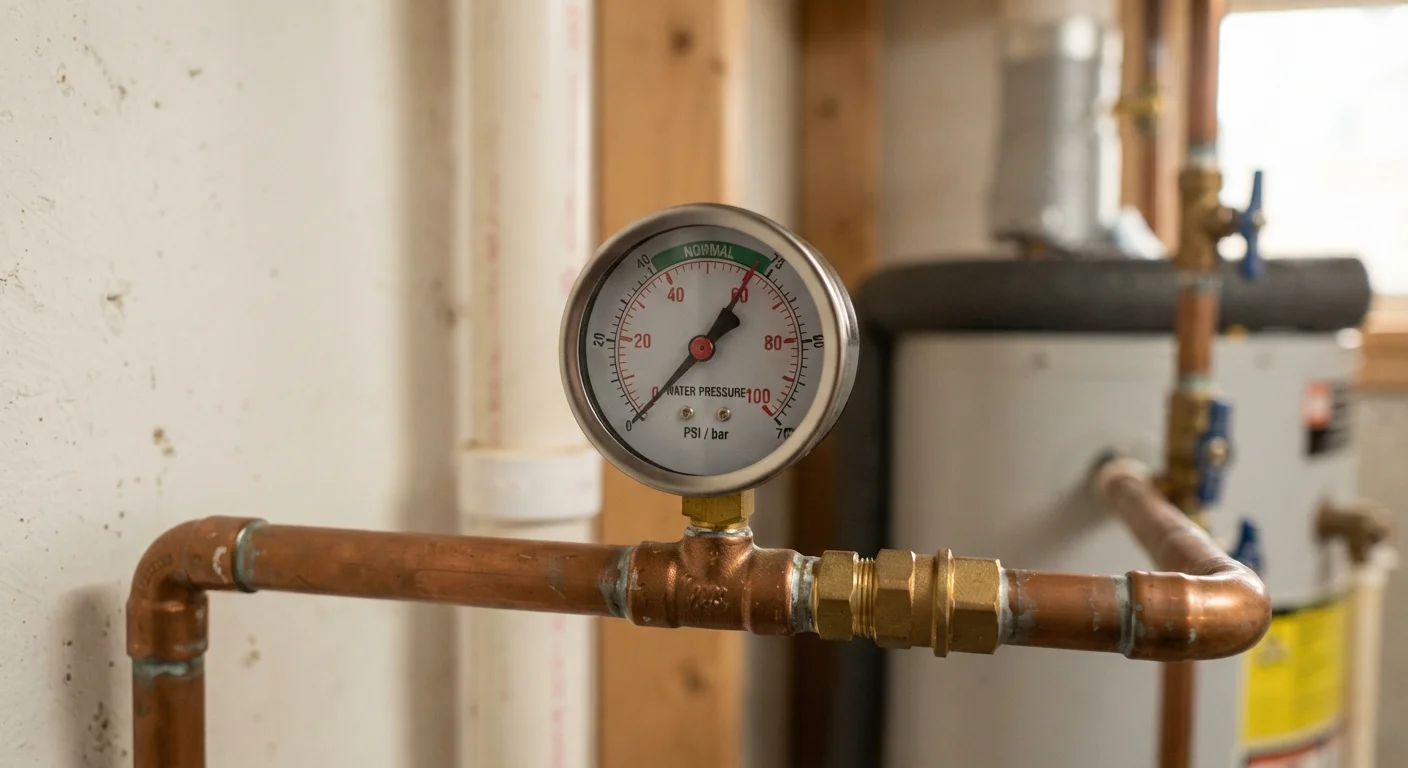Reading Your Home's Water Pressure: What the Numbers Mean and When to Act