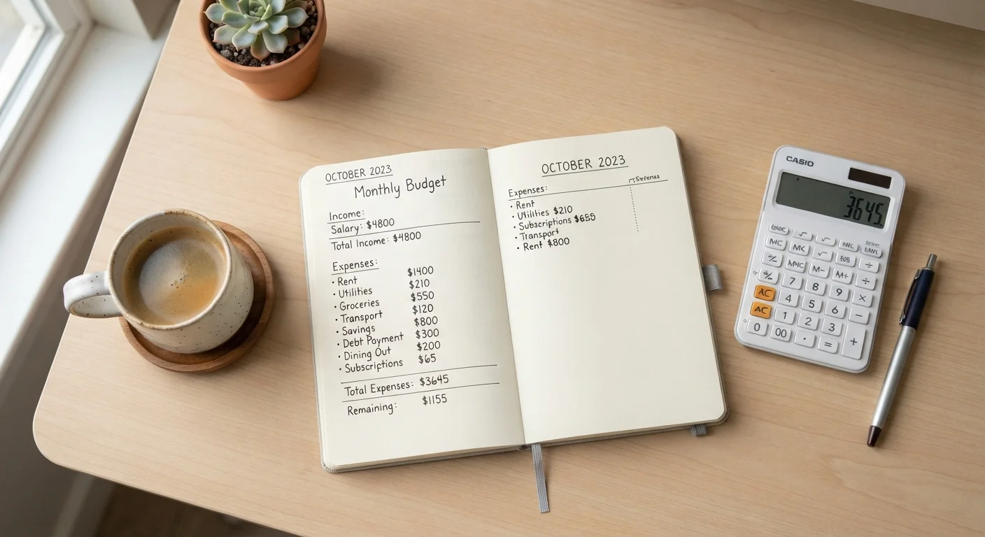 What a Monthly Budget Actually Is (and Why Most People Get It Wrong)