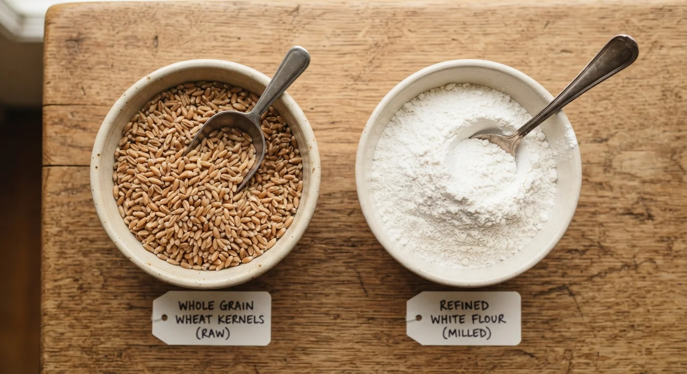 Whole Grains vs. Refined Grains: What Changes When You Process a Kernel
